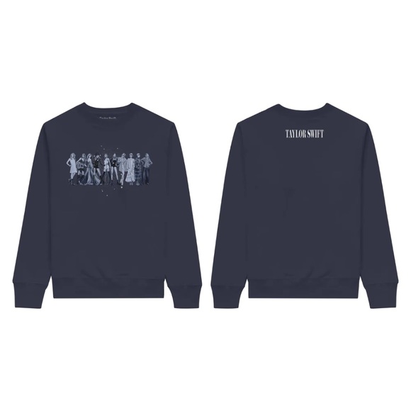 Taylor Swift Eras Navy Crewneck - Picture 4 of 7